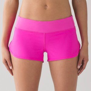 Lululemon Speed Short  2.5" - Hot Pink